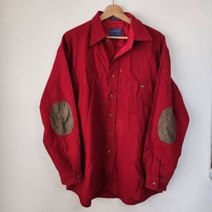 Vintage pendleton wool button up shirt
